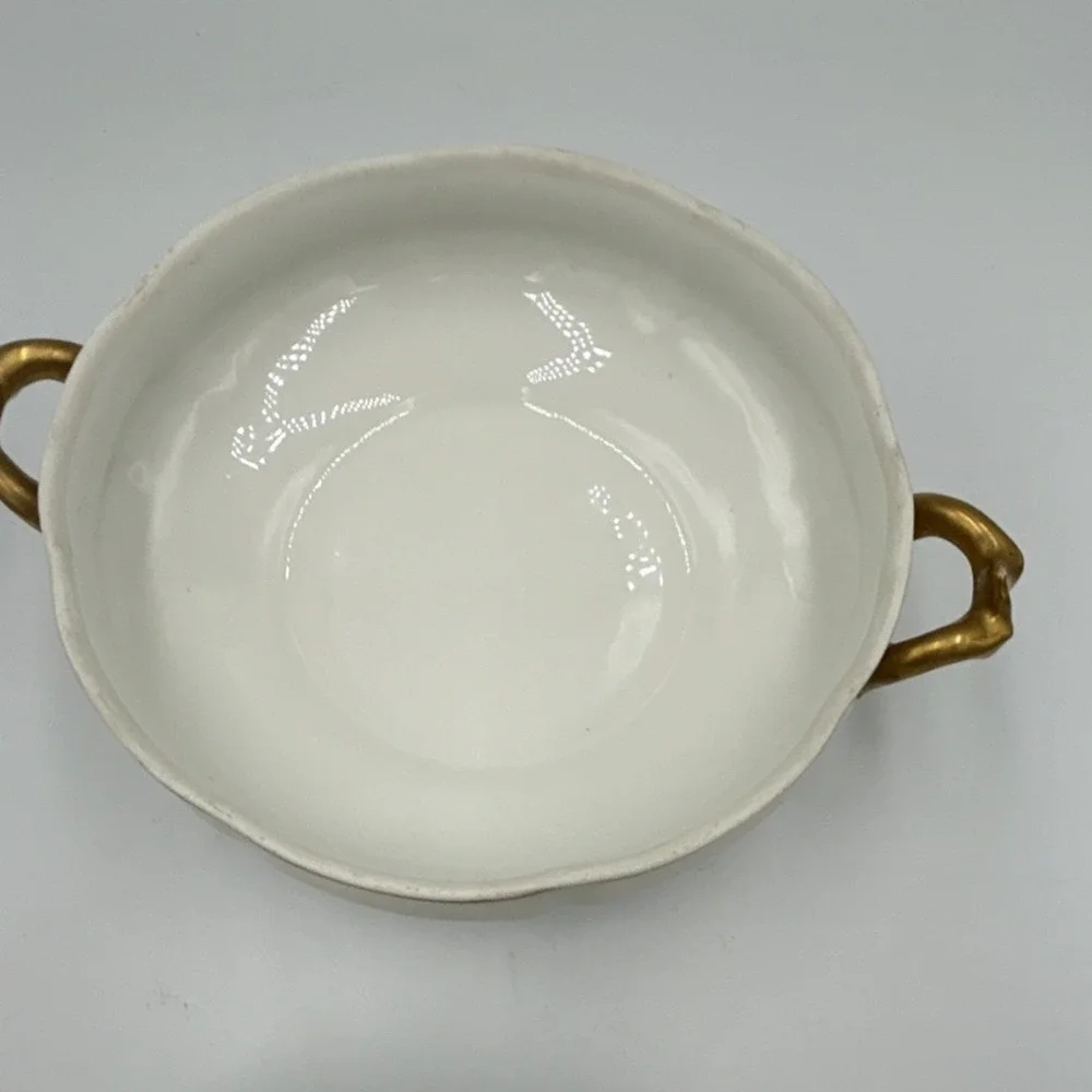 This is a Vintage L. Bernardaud & Co. Limoges porcelain serving dish.